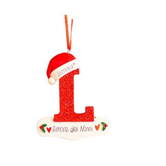 English Letters Christmas Letters Decorative Pendant